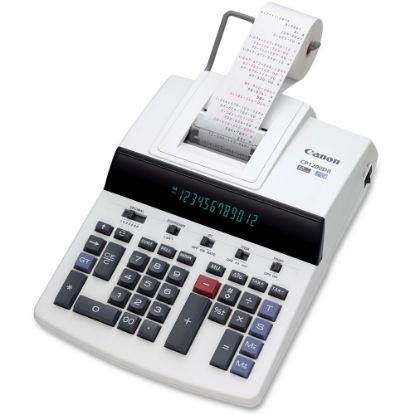 Picture of Canon CP1200DII Commercial Desktop Calculator - White