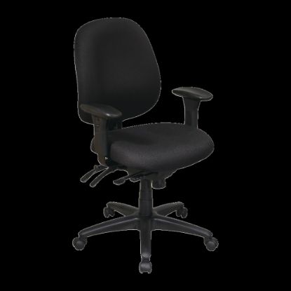 Picture of Lorell High-Performance Ergonomic Multifunction Chair, Black