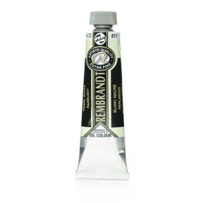 Picture of Rembrandt Artists Oil Colors, 40 mL, Pearl White, 817