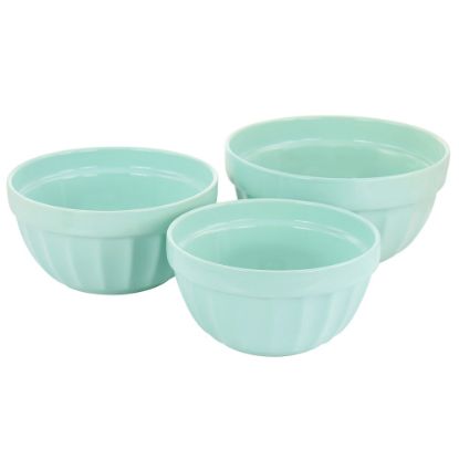 Picture of Martha Stewart Stoneware Bowl Set, Mint