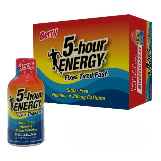 Picture of 5-Hour Energy Original Energy Drink, Berry, 2 Oz, Pack Of 12