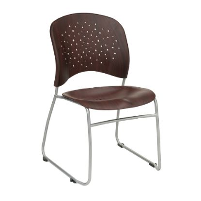 Picture of Safco Reve Wood Guest Chair, Mahogany