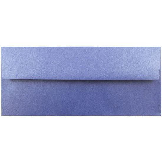 Picture of JAM Paper # 10 Business Booklet Envelopes, Gummed Seal, Sapphire Blue, Pack Of 25