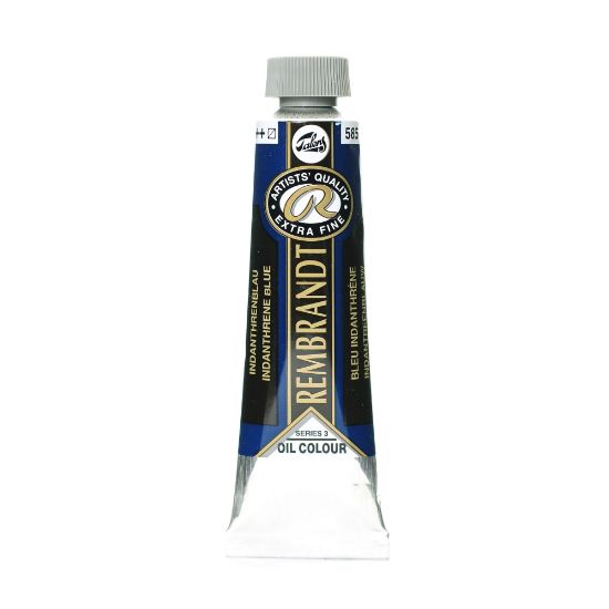 Picture of Rembrandt Artists Oil Colors, 40 mL, Indanthrene Blue, 585