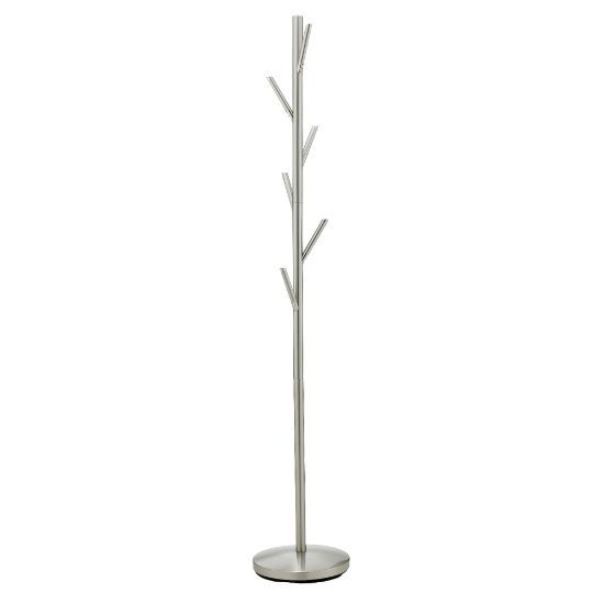 Picture of Adesso Evergreen Coat Rack, 67inH x 12inW x 12inD, Brushed Steel