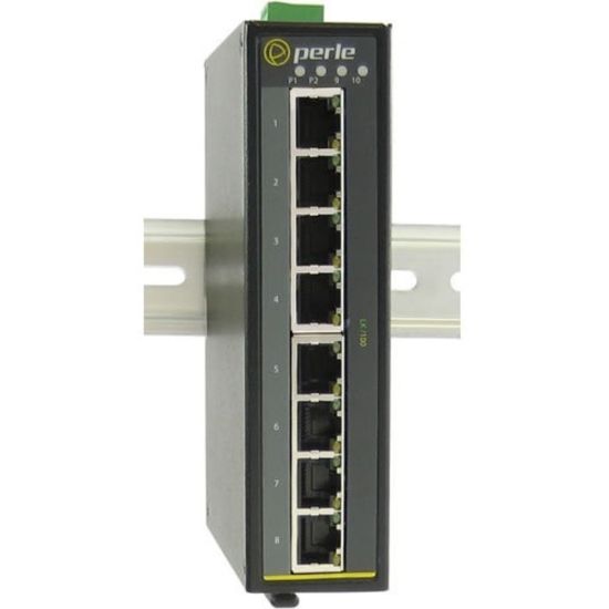 Picture of Perle IDS-108F-S2SC120 - Industrial Ethernet Switch - 9 Ports - 100Base-TX, 100Base-ZX - 2 Layer Supported - Wall Mountable, Rail-mountable, Panel-mountable - 5 Year Limited Warranty