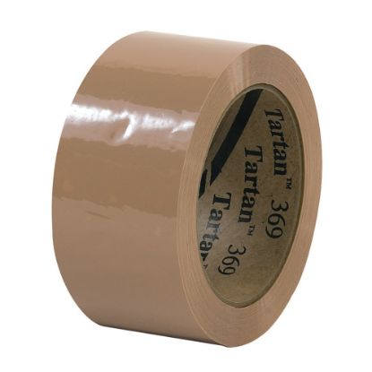 Picture of 3M Tartan 369 Carton Sealing Tape, 2in x 110 Yd., Tan, Case Of 36