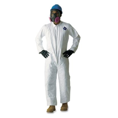 Picture of DuPont Tyvek TY120S Protective Overalls, Large, White, Carton Of 25