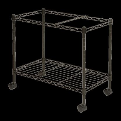 Picture of Lorell Mobile Wire File Cart, 12-7/8inW x 25-13/16inD x 20-1/2inH, Black