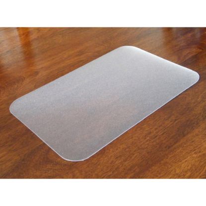 Picture of Floortex Hometex Biosafe Hometex Anti-Microbial Table Mat 19in x 24in - Rectangle - 19in Width x 0in Depth - PVC Vinyl - Fresh Mist - TAA Compliant