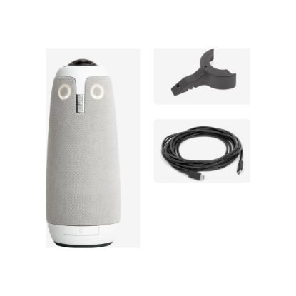 Picture of Owl Labs Meeting Owl 3 - Premium Pack - conference camera - color - 1920 x 1080 - 1080p - audio - wireless - Wi-Fi - USB-C - with Owl Care and Owl Lock Adapter