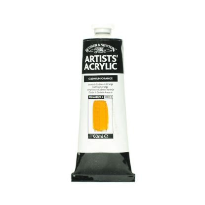 Picture of Winsor & Newton Professional Acrylic Colors, 60 mL, Cadmium Orange, 89