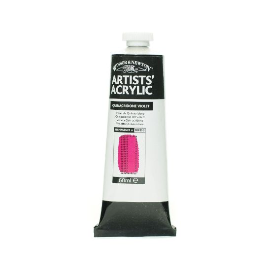 Picture of Winsor & Newton Professional Acrylic Colors, 60 mL, Quinacridone Violet, 550, Pack Of 2