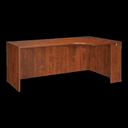 Picture of Lorell Essentials 72inW Corner Computer Desk Credenza, Right, Cherry