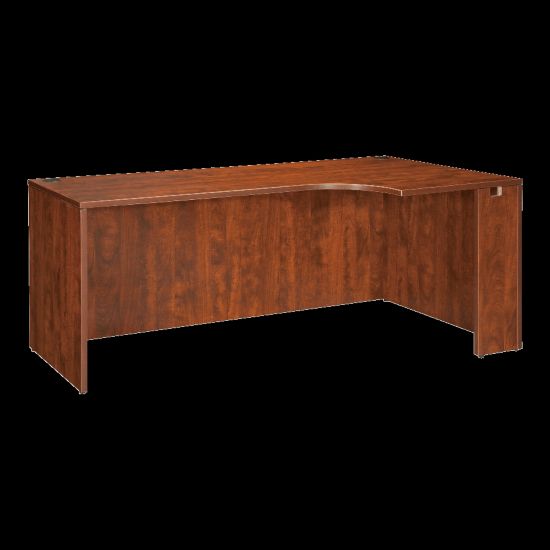 Picture of Lorell Essentials 72inW Corner Computer Desk Credenza, Right, Cherry