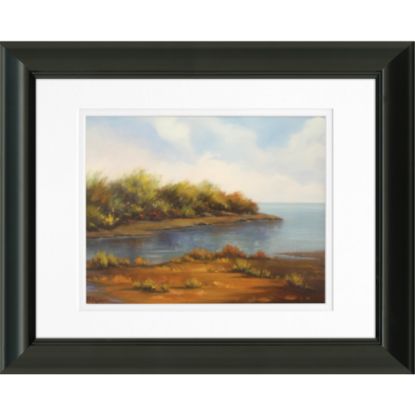 Picture of Timeless Frames Addison Framed Coastal Artwork, 11in x 14in, Black, Still Waters