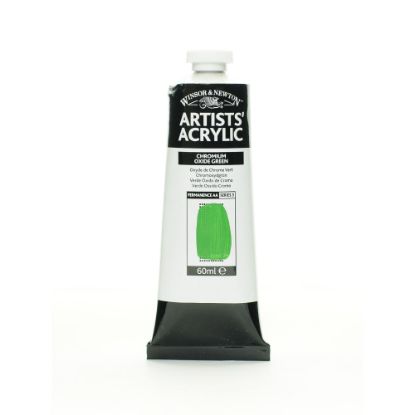 Picture of Winsor & Newton Professional Acrylic Colors, 60 mL, Chromium Oxide Green, 162, Pack Of 2