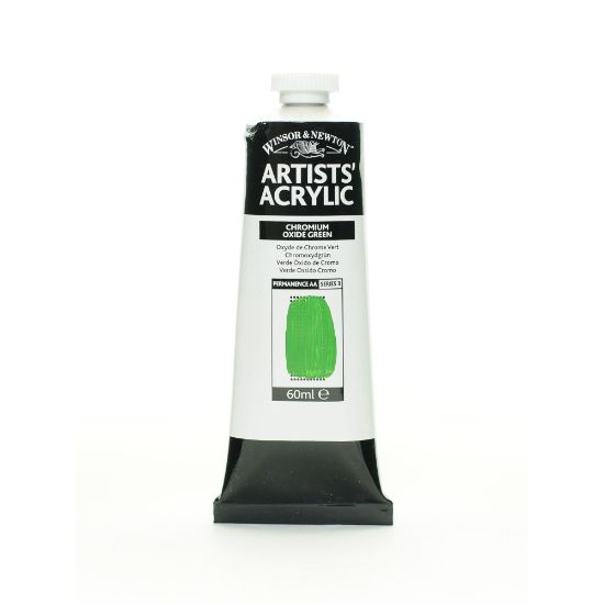 Picture of Winsor & Newton Professional Acrylic Colors, 60 mL, Chromium Oxide Green, 162, Pack Of 2