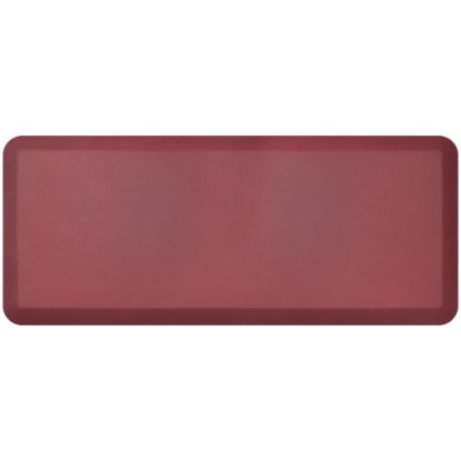 Picture of GelPro NewLife Designer Comfort Leather Grain Anti-Fatigue Floor Mat, 20in x 48in, Cranberry