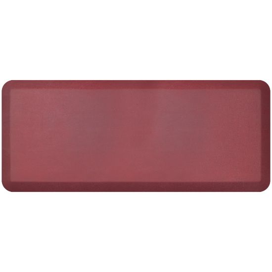 Picture of GelPro NewLife Designer Comfort Leather Grain Anti-Fatigue Floor Mat, 20in x 48in, Cranberry