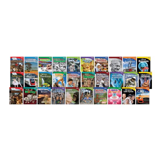 Picture of Teacher Created Materials TIME FOR KIDS Nonfiction Book Set, Set Of 30 Books, Grade 3