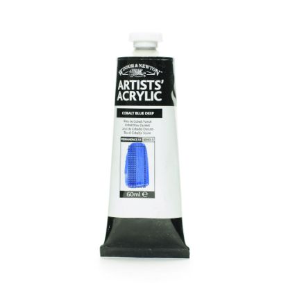 Picture of Winsor & Newton Professional Acrylic Colors, 60 mL, Cobalt Blue Deep, 180