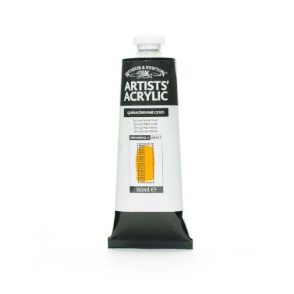 Picture of Winsor & Newton Professional Acrylic Colors, 60 mL, Quinacridone Gold, 547