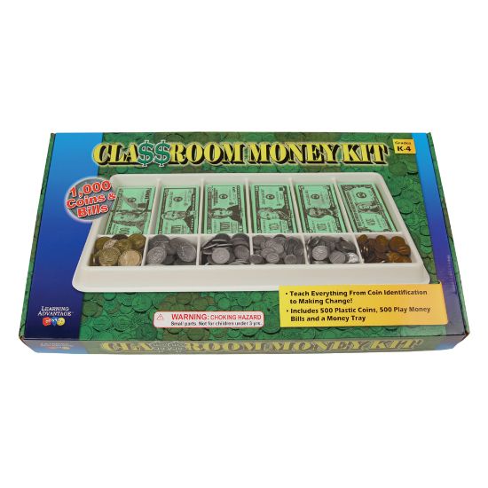 Picture of Learning Advantage 1,000-Piece Play Money Kit