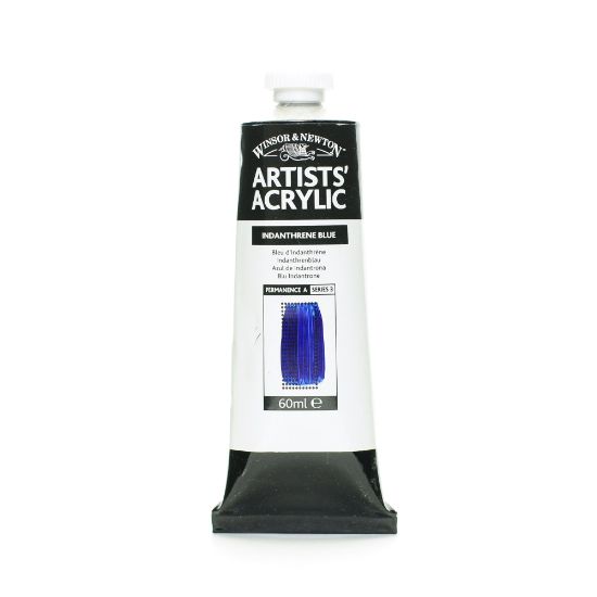 Picture of Winsor & Newton Professional Acrylic Colors, 60 mL, Indanthrene Blue, 321, Pack Of 2