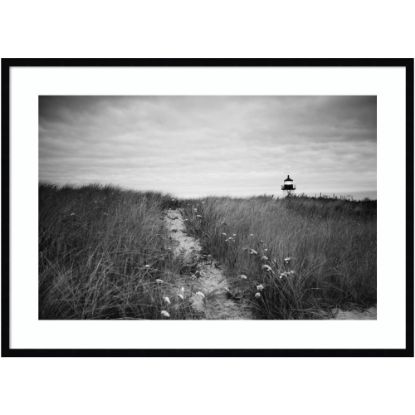 Picture of Amanti Art Nantucket Lighthouse by Aledanda Wood Framed Wall Art Print, 41inW x 30inH, Black