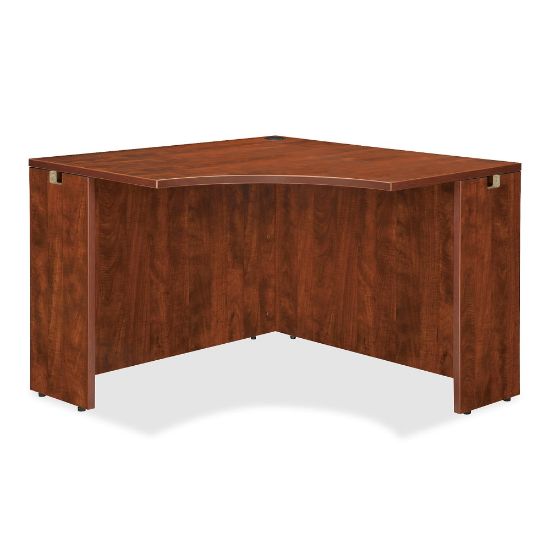 Picture of Lorell Essentials 42inW Corner Computer Desk, Cherry