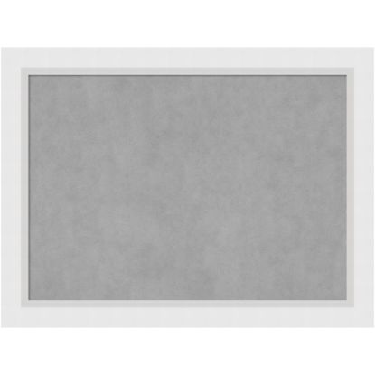 Picture of Amanti Art Magnetic Bulletin Board, 32in x 24in, Blanco White Wood Frame