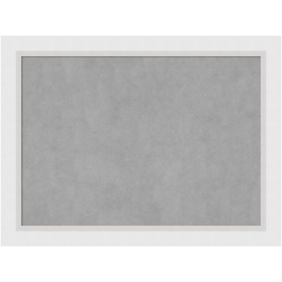 Picture of Amanti Art Magnetic Bulletin Board, 32in x 24in, Blanco White Wood Frame