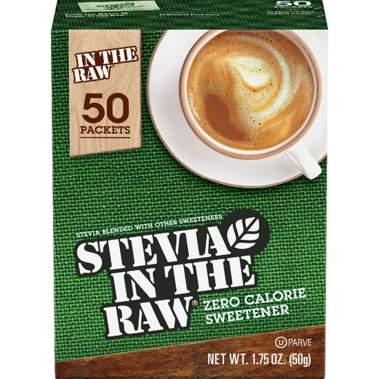 Picture of Stevia In The Raw Natural Sweetener Packets, Stevia Flavor - Natural Sweetener - 50/Box