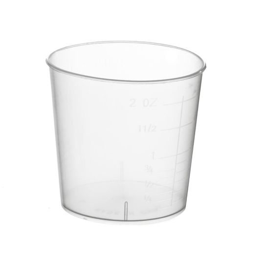 Picture of Medline Sterile Graduated Plastic Medicine Cups, 2 Oz, Clear, Pack Of 100