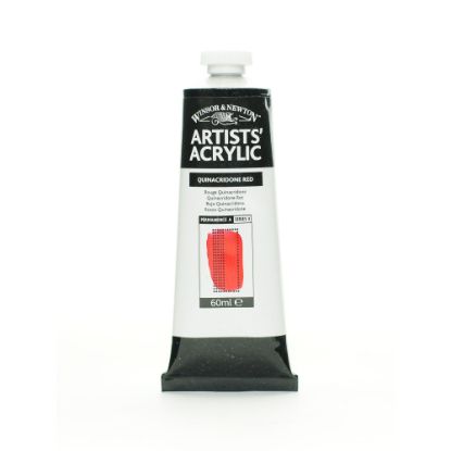 Picture of Winsor & Newton Professional Acrylic Colors, 60 mL, Quinacridone Red, 548, Pack Of 2