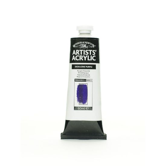 Picture of Winsor & Newton Professional Acrylic Colors, 60 mL, Dioxazine Purple, 229, Pack Of 2