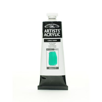 Picture of Winsor & Newton Professional Acrylic Colors, 60 mL, Cobalt Green, 184