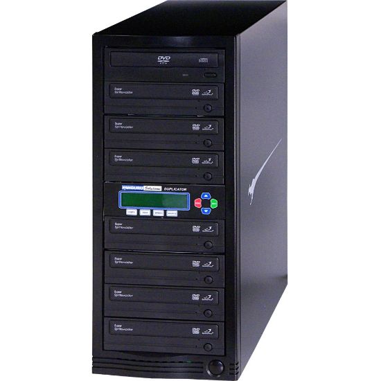 Picture of Kanguru 1-to-7, 24x DVD Duplicator - Standalone - DVD-ROM, DVD-Writer - 24x DVD-R, 24x DVD R, 52x CD-R, 12x DVD R, 12x DVD-R - 22x DVD R/RW, 22x DVD-R/RW - USB, TAA Compliant