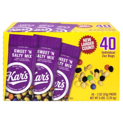 Picture of Kars Sweet N Salty Trail Mix, 2 Oz, Box Of 40 Packs