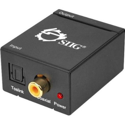 Picture of SIIG Digital to Analog Audio Converter - 96 kHzBlack