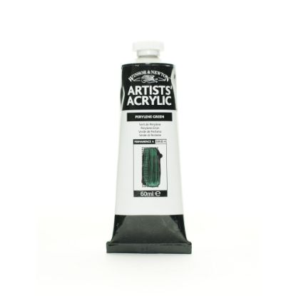 Picture of Winsor & Newton Professional Acrylic Colors, 60 mL, Perylene Green, 460