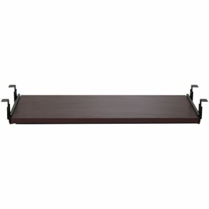 Picture of Lorell Laminate Universal Keyboard Tray, Mahogany