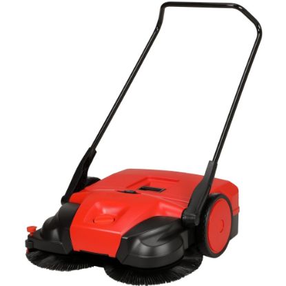 Picture of Bissell BG-677 31in Triple Brush Battery-Powered Sweeper, Red