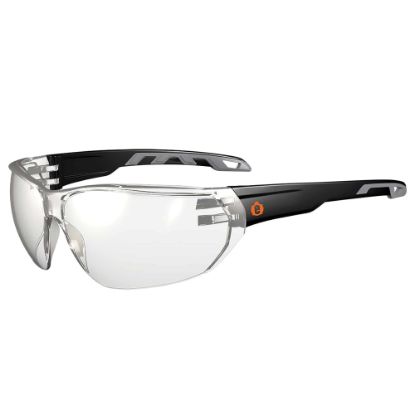 Picture of Ergodyne Skullerz VALI Frameless Safety Glasses, One Size, Matte Black Frames, Indoor/Outdoor Lens