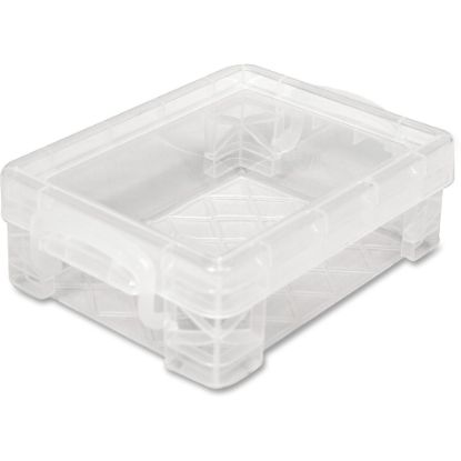 Picture of Advantus Super Stacker Crayon Storage Box, 4 4/5in x 3 1/5in x 1 3/5in, Clear