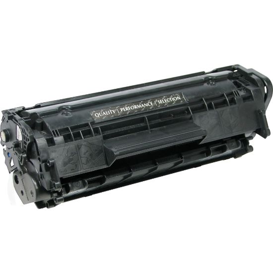 Picture of V7 Remanufactured Black Toner Cartridge Replacement For HP 12A, Q2612A, Q2612A