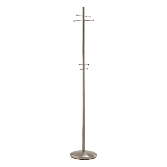 Picture of Adesso Coat Rack, 67inH x 13inW x 13inD, Satin Steel