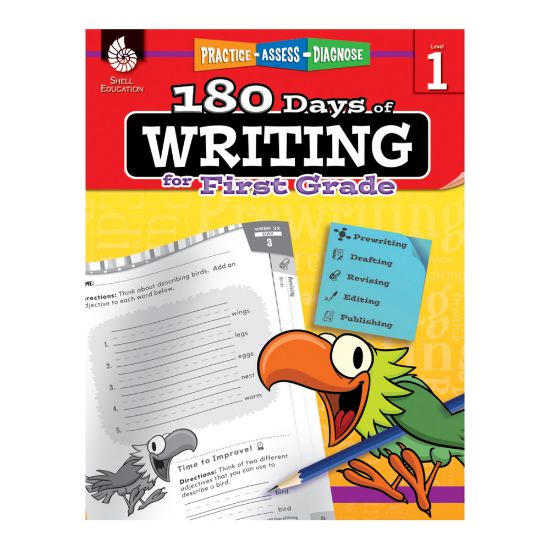 Picture of Shell Education 180 Days Of Writing Workbook,1st Grade