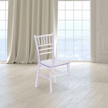 Picture of Flash Furniture Childs Party And Event Chiavari Chairs, Clear, Pack Of 10 Chairs